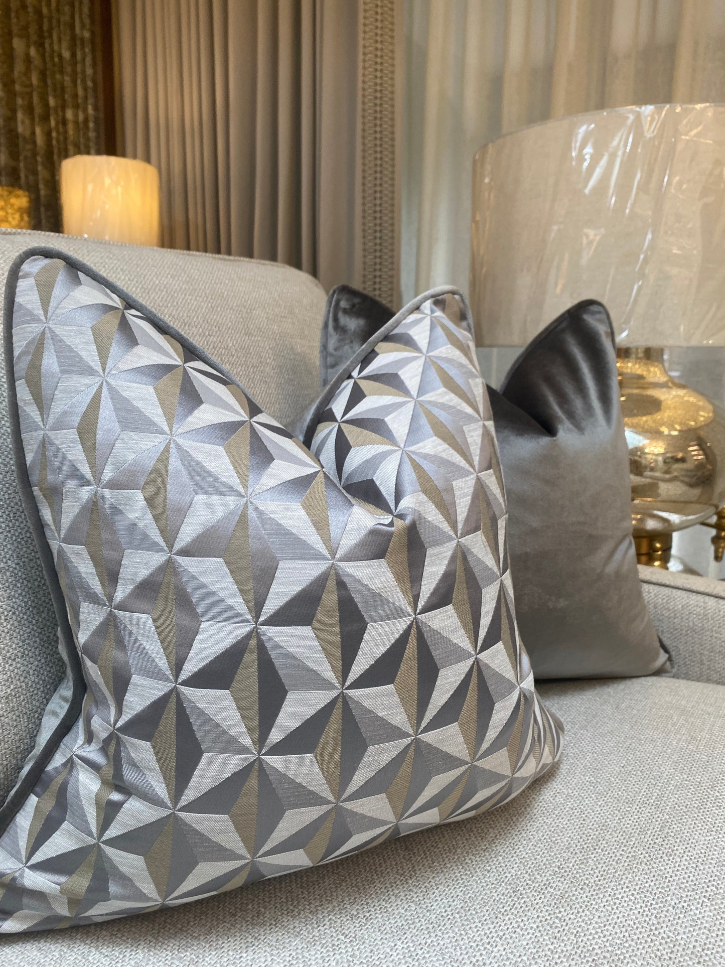 Raffia Cushion 50cm x 50cm