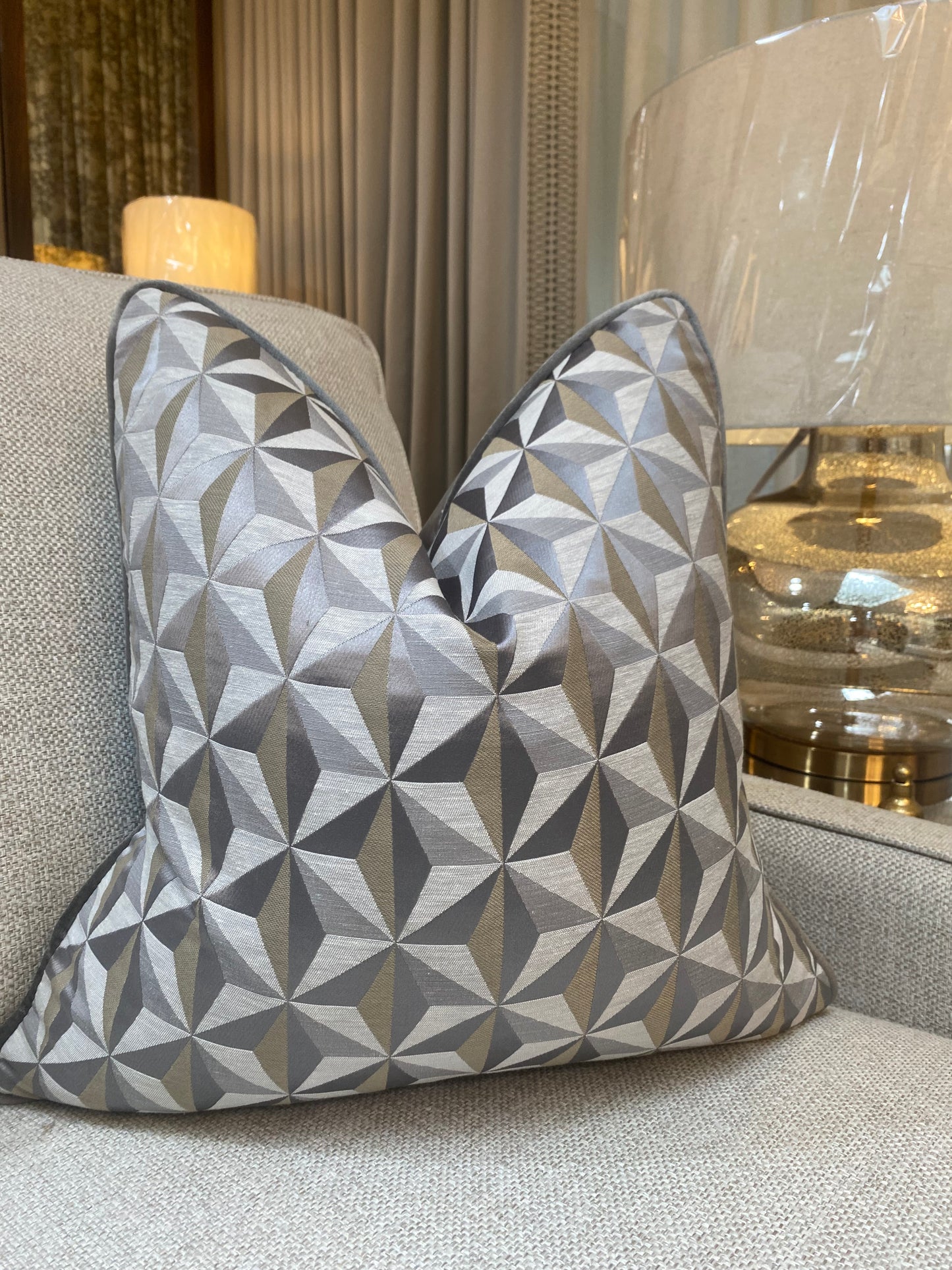 Raffia Cushion 50cm x 50cm